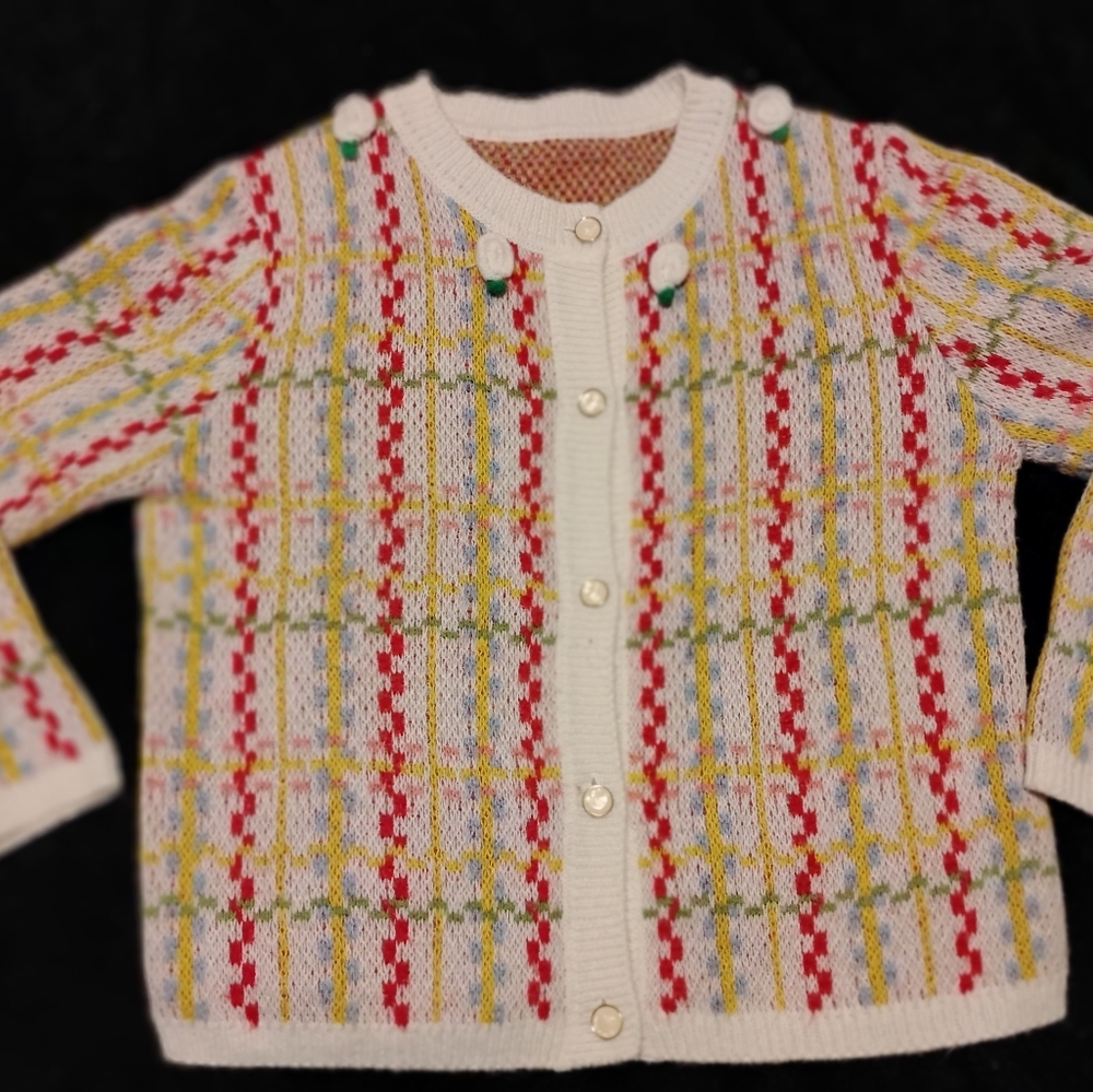 Colorful Patterned Women's Cardigan